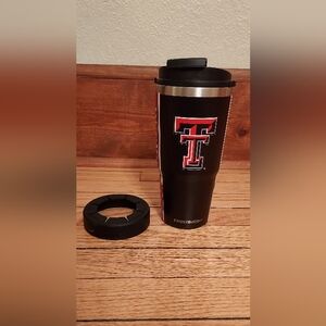 Texas Tech Black Tumbler with Lid